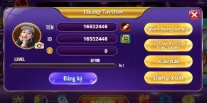 Đăng nhập 68gb bằng ID riêng cổng game cung cấp cho người chơi