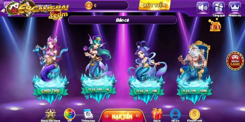 Tham gia chơi Bắn cá 68 game bài đơn giản, dễ dàng với 3 bước thao tác