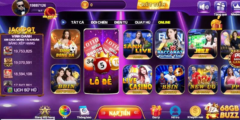 Sơ lược thông tin về lô đề 68 game bài