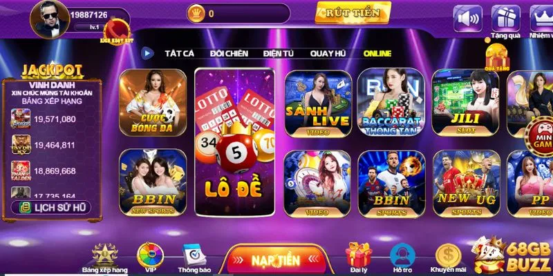 Sơ lược thông tin về sảnh live casino 68 game bài