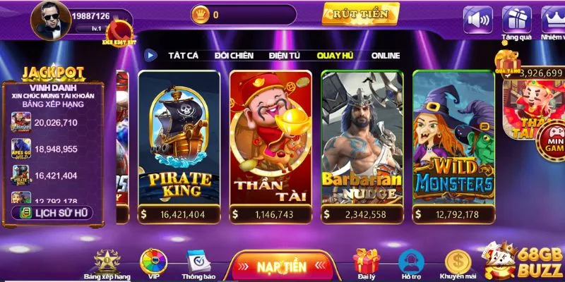 Sơ lược thông tin về thần tài 68 game bài